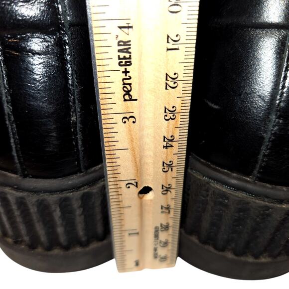 PUMA 9 Black Women's Ankle Boots 2 Inch Platform Heavy Quality Shoe - Picture 7 of 9